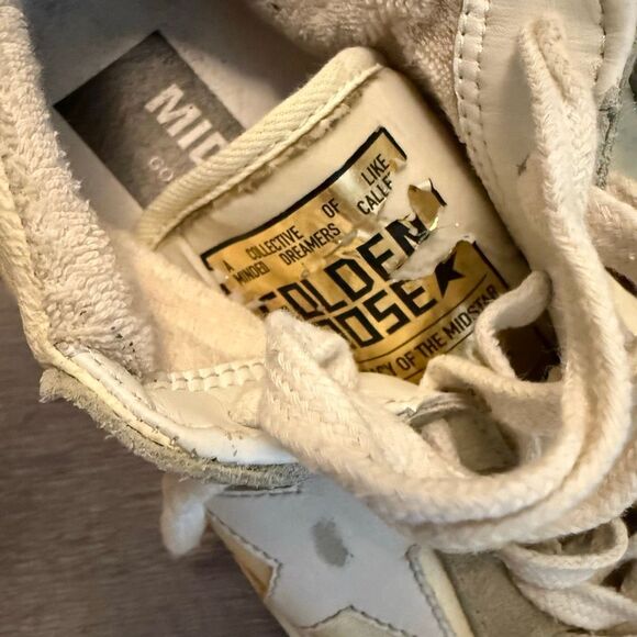 Golden Goose Mid Star with ice-gray suede inserts and white star Size 39 - Picture 5 of 10
